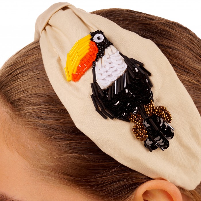 KrasaJ headband toucano-tropicano