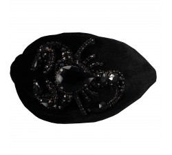 KrasaJ headband Scorpio. Black velvet