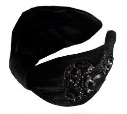 KrasaJ headband Scorpio. Black velvet