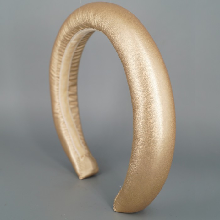 Gold eco-leather headband