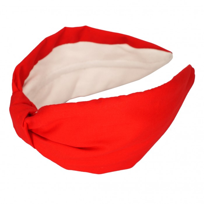 KrasaJ headband red cotton