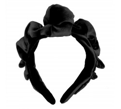 KrasaJ headband black velvet. Kokoshnik