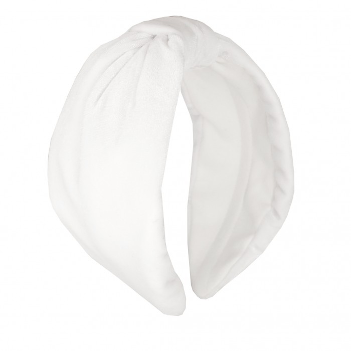 KrasaJ headband white velvet