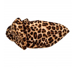 KrasaJ headband with bow leopard