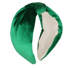 KrasaJ headband emerald velvet