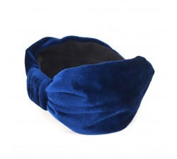 KrasaJ headband blue velvet
