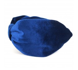 KrasaJ headband blue velvet