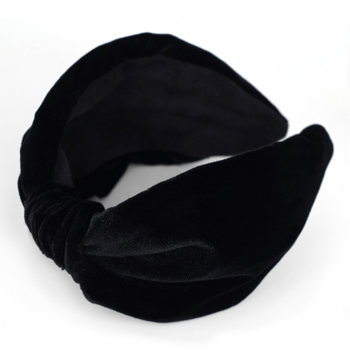 KrasaJ headband black velvet