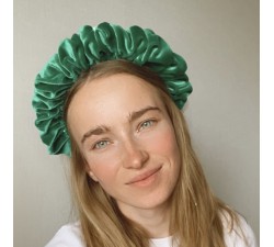 KrasaJ headband. Green velvet