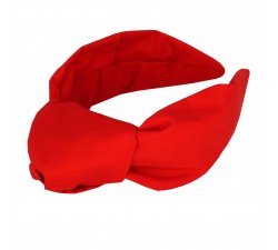 KrasaJ headband knot. Red cotton