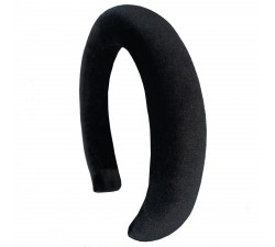 Black Velvet rim headband