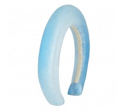 Light blue Velvet rim headband