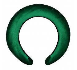 Emerald Velvet rim headband